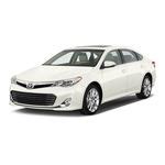 TOYOTA 2013 AVALON OWNER'S MANUAL Pdf .